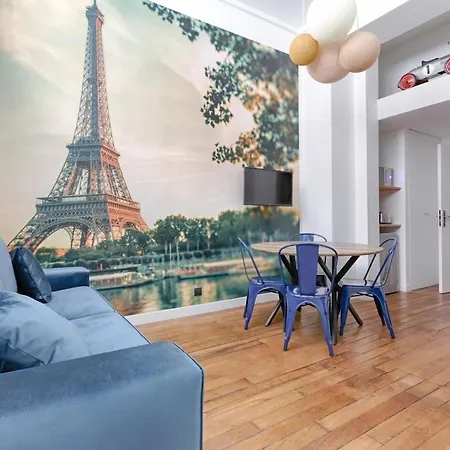 Mykeypers - Modern & Cozy Duplex 6p - Arc De Triomphe Apartment