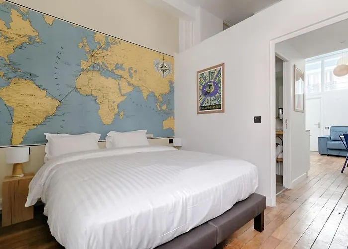 Mykeypers - Modern & Cozy Duplex 6p - Arc De Triomphe アパート パリ