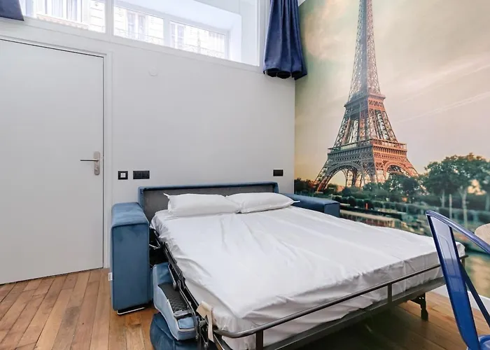 Mykeypers - Modern & Cozy Duplex 6p - Arc De Triomphe Lägenhet Paris